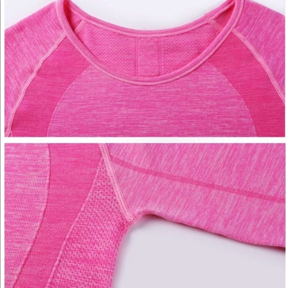 Seamless Long Sleeve Gym Top Activewear - Picture 5 of 8